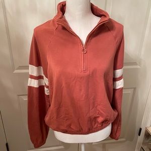 Hippie Rose Cropped Quarter Zip